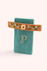 Powder Single Hair Barrette - Tangerine Floral Teal