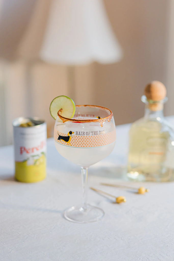 Yvonne Ellen Sausage Doggie Gin Glass