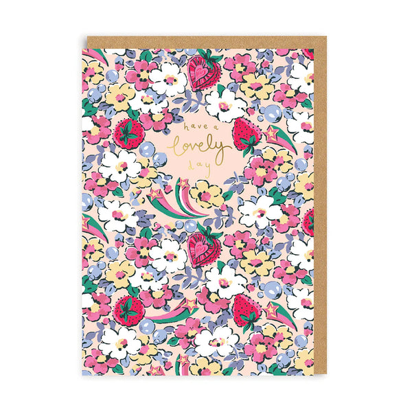 Cath Kidston Have A Lovely Day Self Care Ditsy Floral Card