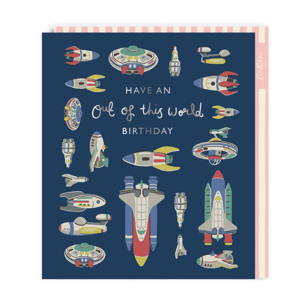 Cath Kidston Out Of This World Large Birthday Card