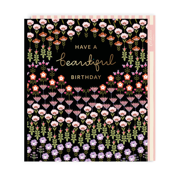 Cath Kidston Dark Ditsy Large Birthday Card Card