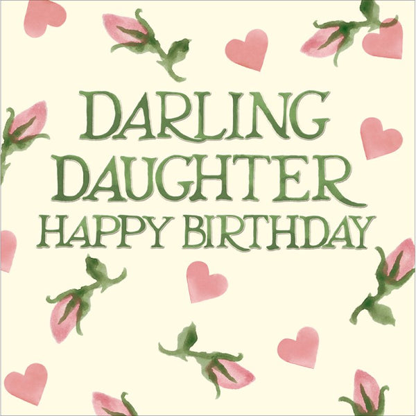 Emma Bridgewater Darling Daughter Happy Birthday Card