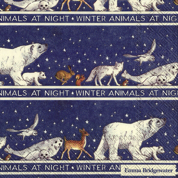 Emma Bridgewater Winter Animals Cocktail Napkins
