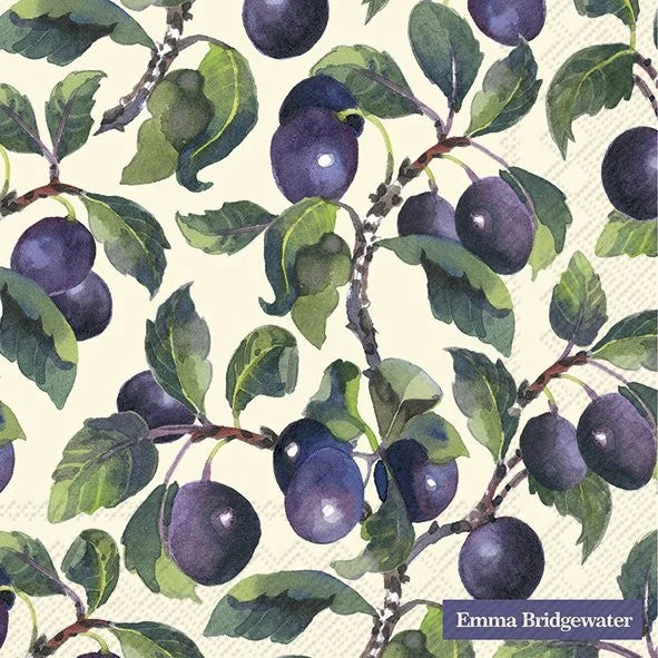 Emma Bridgewater Damsons Cocktail Napkins