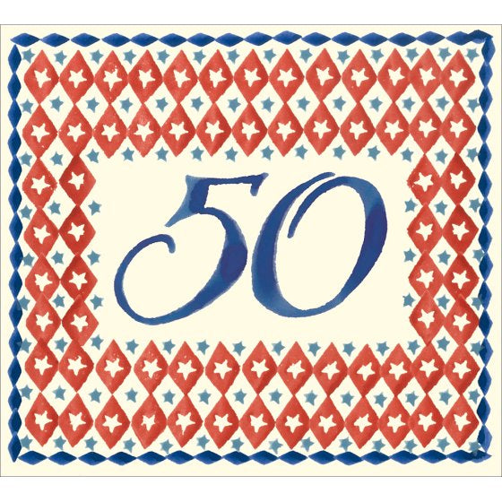 Emma Bridgewater 50th Birthday Card