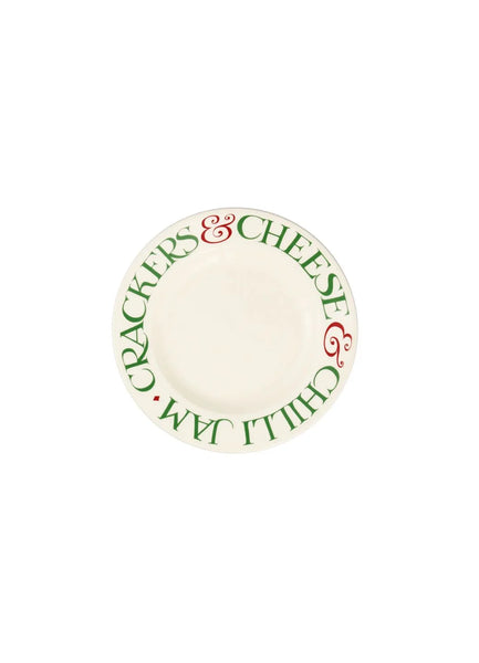 Emma Bridgewater Christmas Toast &Marmalade Crackers Plate, 6.5 Inch