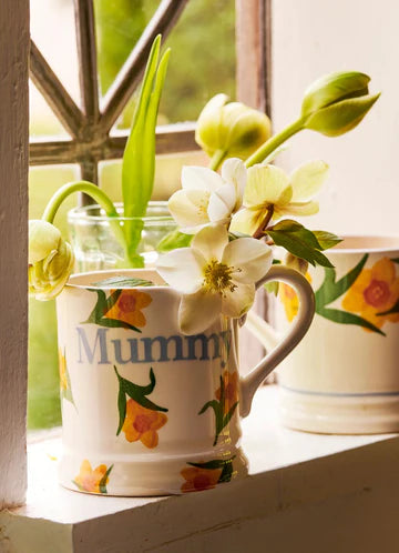 Emma Bridgewater Windblown Daffodils Mummy 1/2 Pint Mug