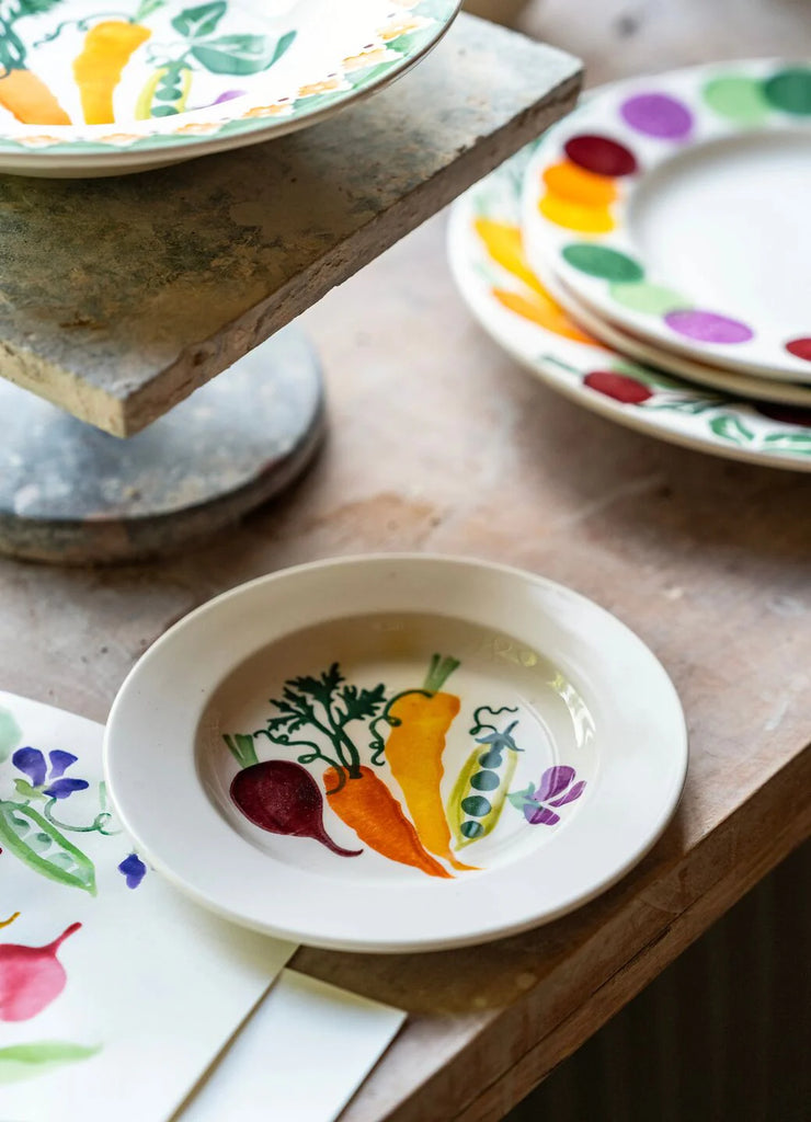 Emma Bridgewater Carrots & Beets Small Side Plate - 6.5 Inch