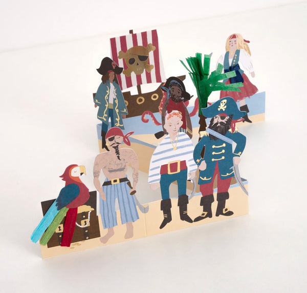 Meri Meri Pirates Concertina Birthday Card