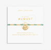 Joma Jewellery A Little Birthstone 'August' Gold Bracelet