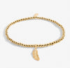 Joma Jewellery Gold A Little 'Feathers Appear When Loved Ones Are Near' Bracelet
