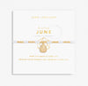 Joma Jewellery A Little Birthstone 'June' Gold Bracelet