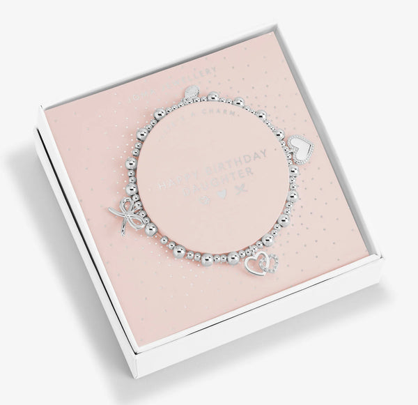 Joma Jewellery Life's A Charm 'Happy Birthday Daughter' Bracelet