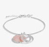 Joma Jewellery Perla Pink Mother Of Pearl Heart Bracelet