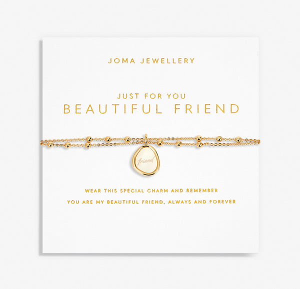 Joma Jewellery My Moments 'Just For You Beautiful Friend' Bracelet