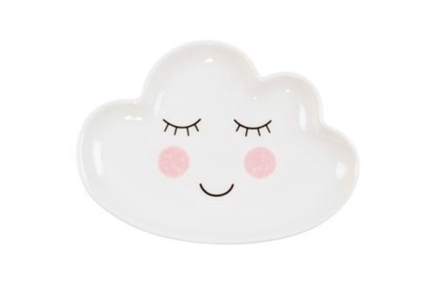 Sweet Dreams Smiling Cloud Plate