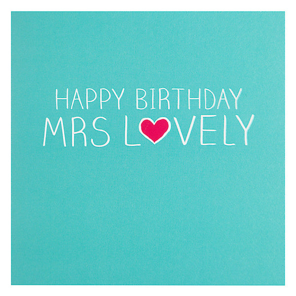 Happy Jackson Card - Happy Birthday Mrs Lovely
