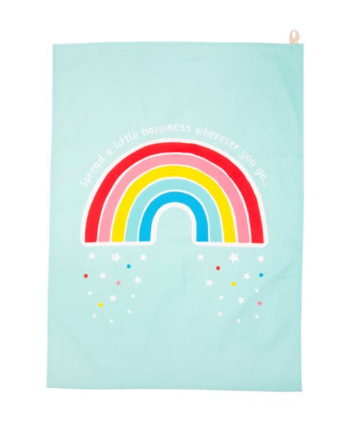 Sass & Belle Chasing Rainbows Tea Towel