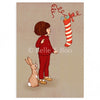 Belle & Boo Christmas Stocking Christmas Card