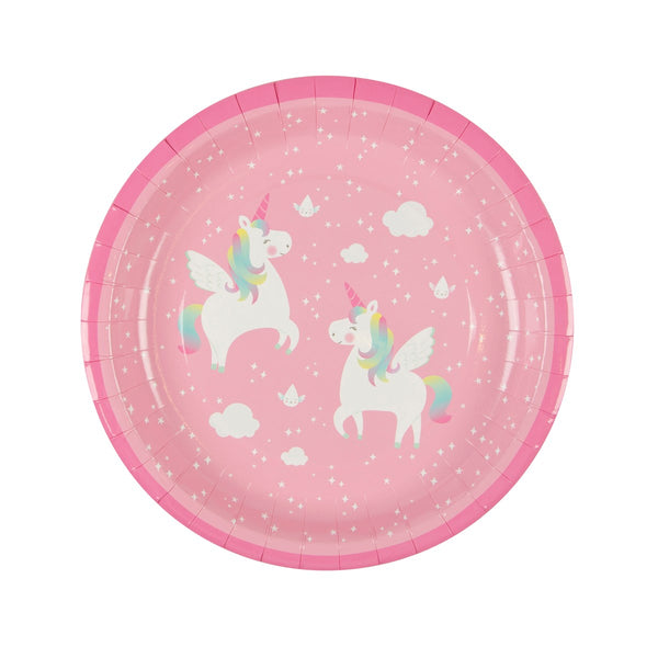 Sass & Belle Rainbow Unicorn Paper Plates