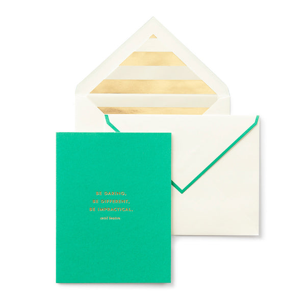 Kate Spade New York Greeting Card - Be Daring