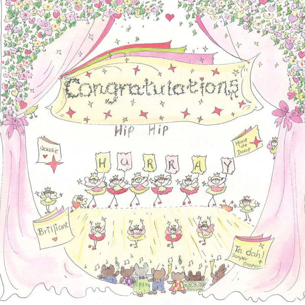 The Porch Fairies Card - Congratulations