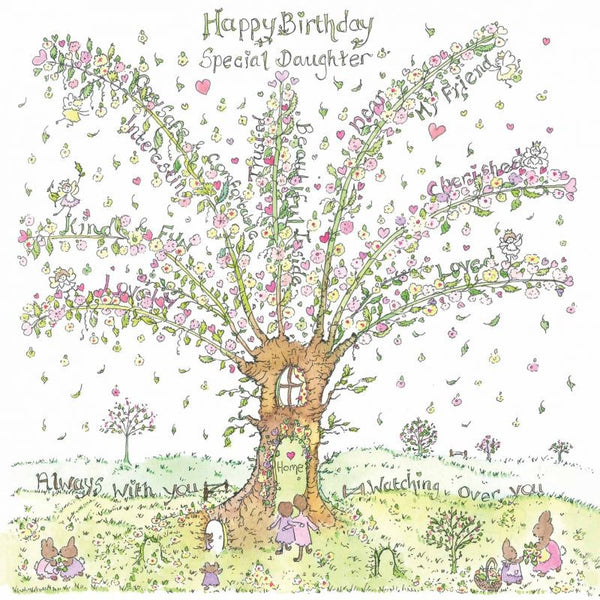 The Porch Fairies Birthday Card - Special Daughter