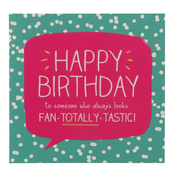 Happy Jackson Fan-Totally-Tastic Birthday Card