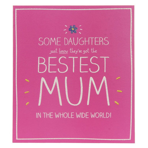 Happy Jackson Bestest Mum Birthday Card