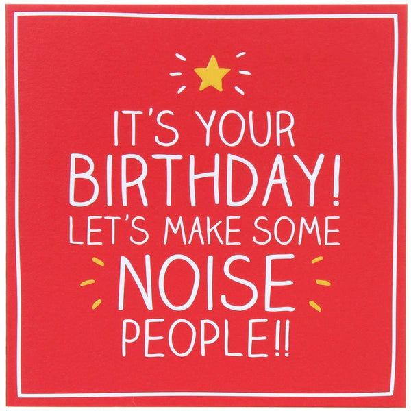 Happy Jackson Make Some Noise Birthday Card