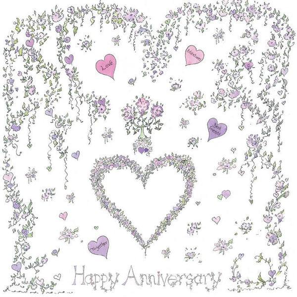 The Porch Fairies Card - Happy Anniversary