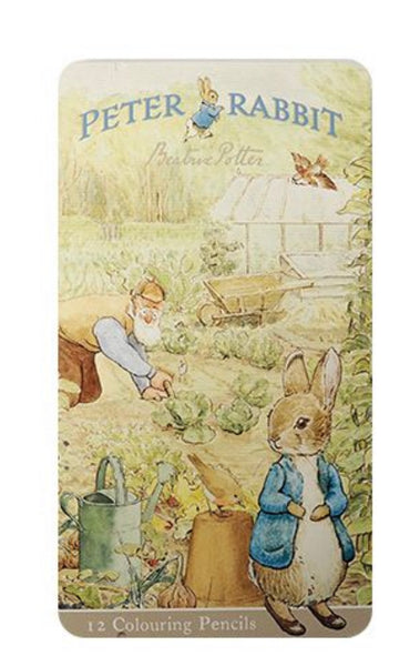 Peter Rabbit Pencil Tin With Colouring Pencils