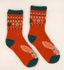 Powder Cute Hare Knitted Socks
