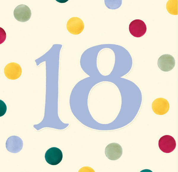 Emma Bridgewater 18th Birthday Card