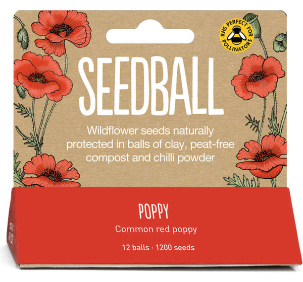 Seedball Tube - Poppy Mix
