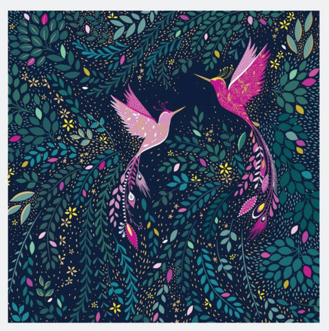 Sara Miller Hummingbird Paradise Card