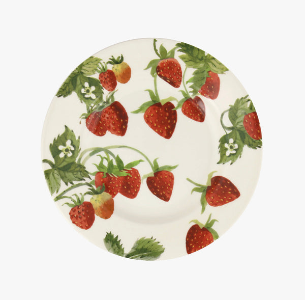 Emma Bridgewater Strawberries 8 1/2 Inch Medium Dinner Plate