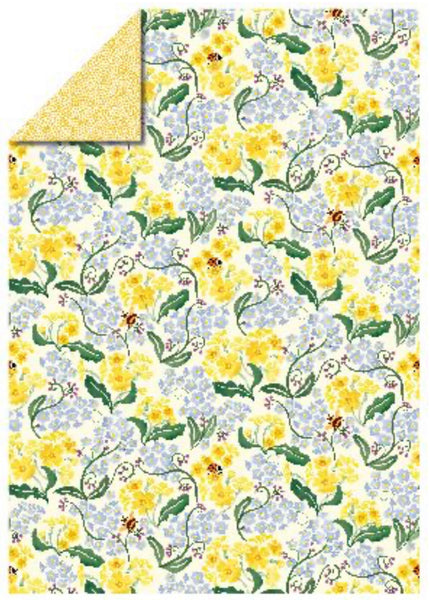 Emma Bridgewater Forget Me Not & Primrose Flat Wrap