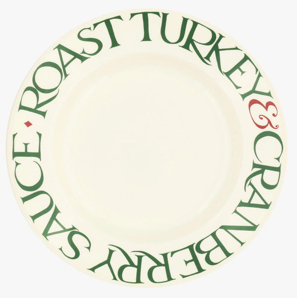 Emma Bridgewater Christmas Toast Roast Turkey 10 1/2 Inch Plate