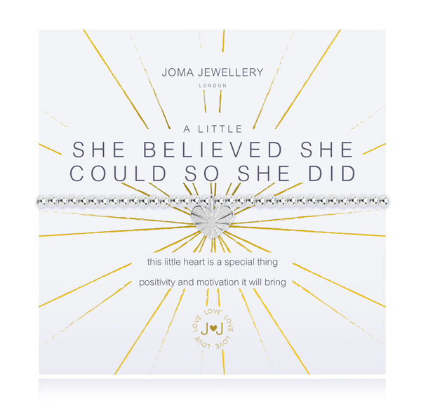 Joma Jewellery A Little She Believed She Could So She Did Bracelet