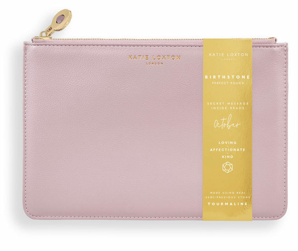 Katie Loxton Birthstone Perfect Pouch - October Tourmaline