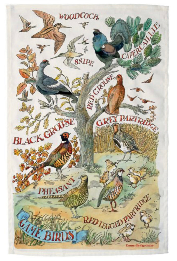 Emma Bridgewater Game Birds Tea Towel