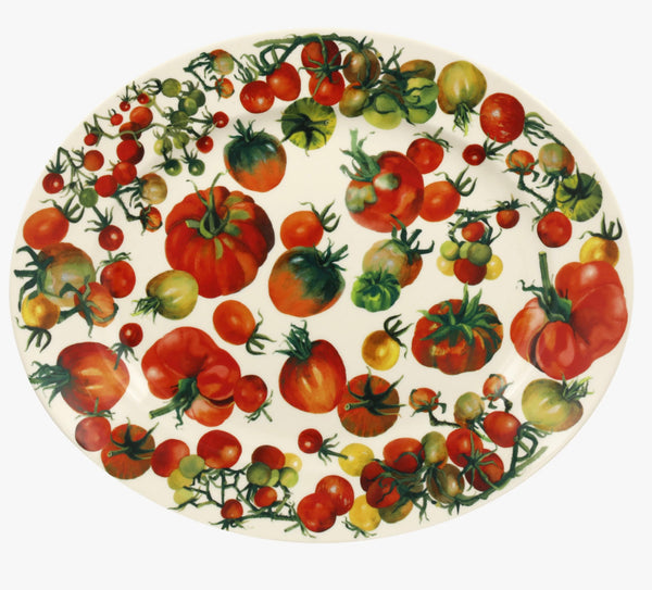 Emma Bridgewater Vegetable Garden Tomatoes Medium Oval Platter