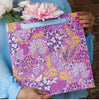 Sara Miller Mauve Songbird Large Gift Bag