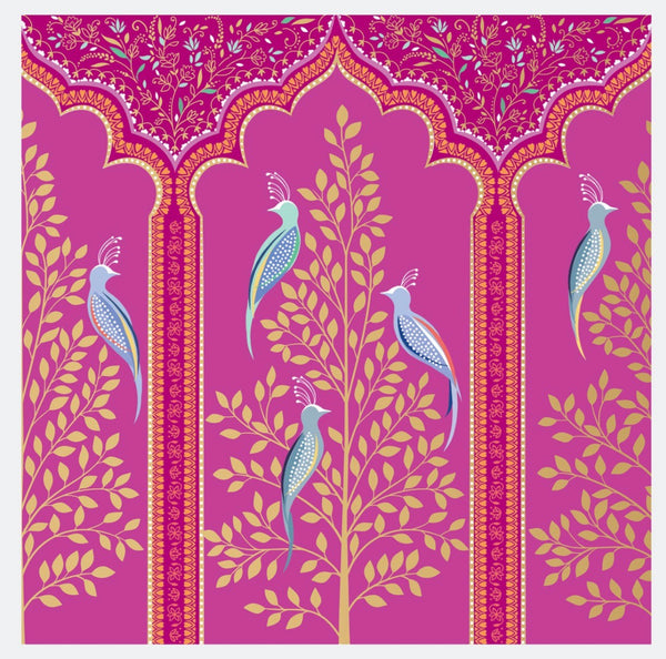 Sara Miller Birds & Scalloped Archway Card