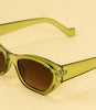 Powder Harlow Sunglasses - Forest Green