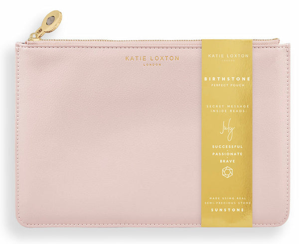 Katie Loxton Birthstone Perfect Pouch - July Sunstone