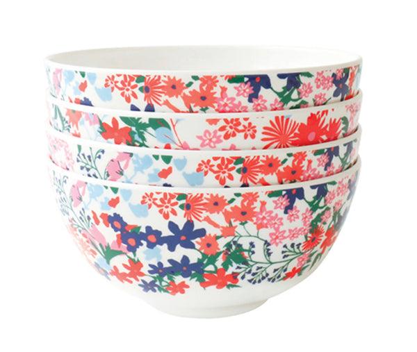 Joules Melamine Bowls - Set Of Four