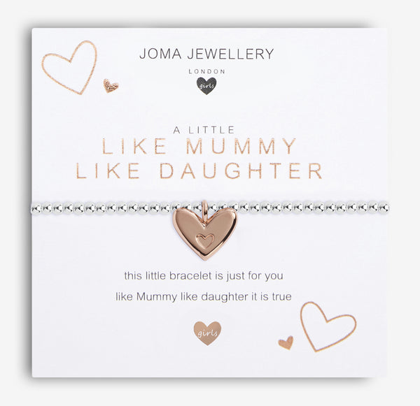 Joma Jewellery Girls A Little Like Mummy Like Daughter Bracelet