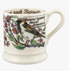 Emma Bridgewater Spindle & House Sparrow 1/2 Pint Mug